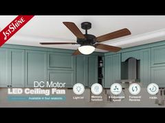 Classic 52 Inch Ceiling Fan with Light and DC Motor