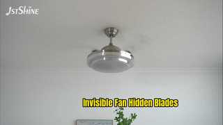 Invisible Ceiling Fan LED Light DC Motor