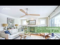 Modern Solid Wood Ceiling Fan for Stylish Home Interiors