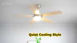 Quiet Modern Ceiling Fan 52 Inch DC Motor