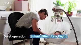Silent DC Ceiling Fan Modern Ultra Slim LED Light