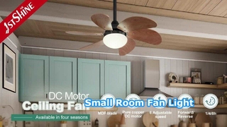 30 Inch Modern Ceiling Fan Light for Small Rooms