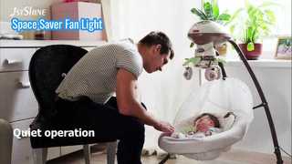 36 Inch Retractable Ceiling Fan Dimmable Light