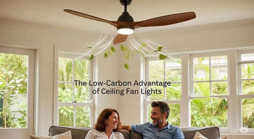 Latest company news about The Low-Carbon Advantage of Ceiling Fan Lights