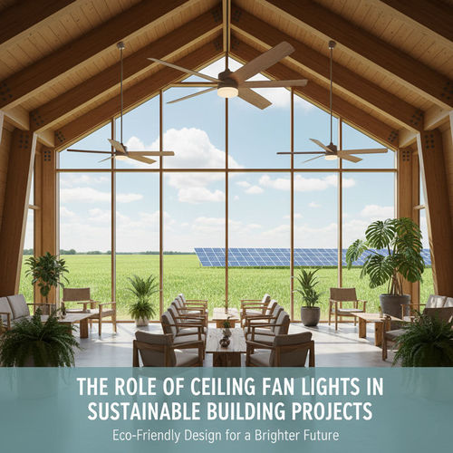 Latest company news about The Role of Ceiling Fan Lights in Sustainable Building Projects