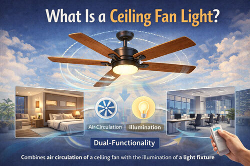Latest company news about What Is a Ceiling Fan Light?