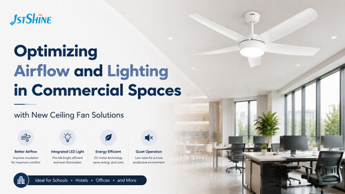 Latest company blogs about Optimizing Airflow and Lighting in Commercial Spaces with New Ceiling Fan Solutions