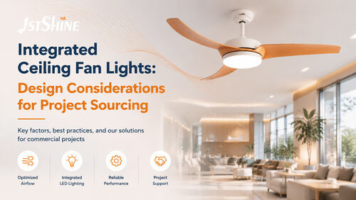 Latest company blogs about Integrated Ceiling Fan Lights: Design Considerations for Project Sourcing
