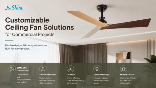 Latest company blogs about Customizable Ceiling Fan Solutions for Commercial Projects