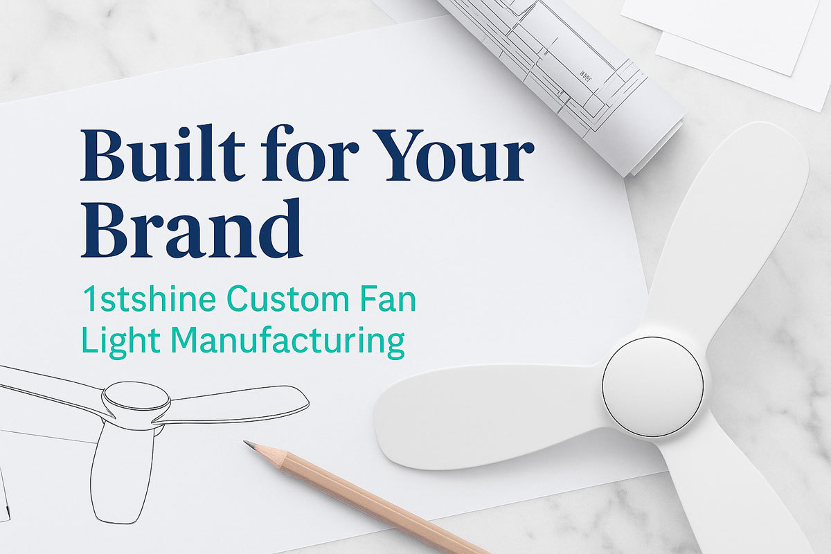 Latest company blogs about OEM & ODM Process of Ceiling Fan Lights: From Concept to Mass Production