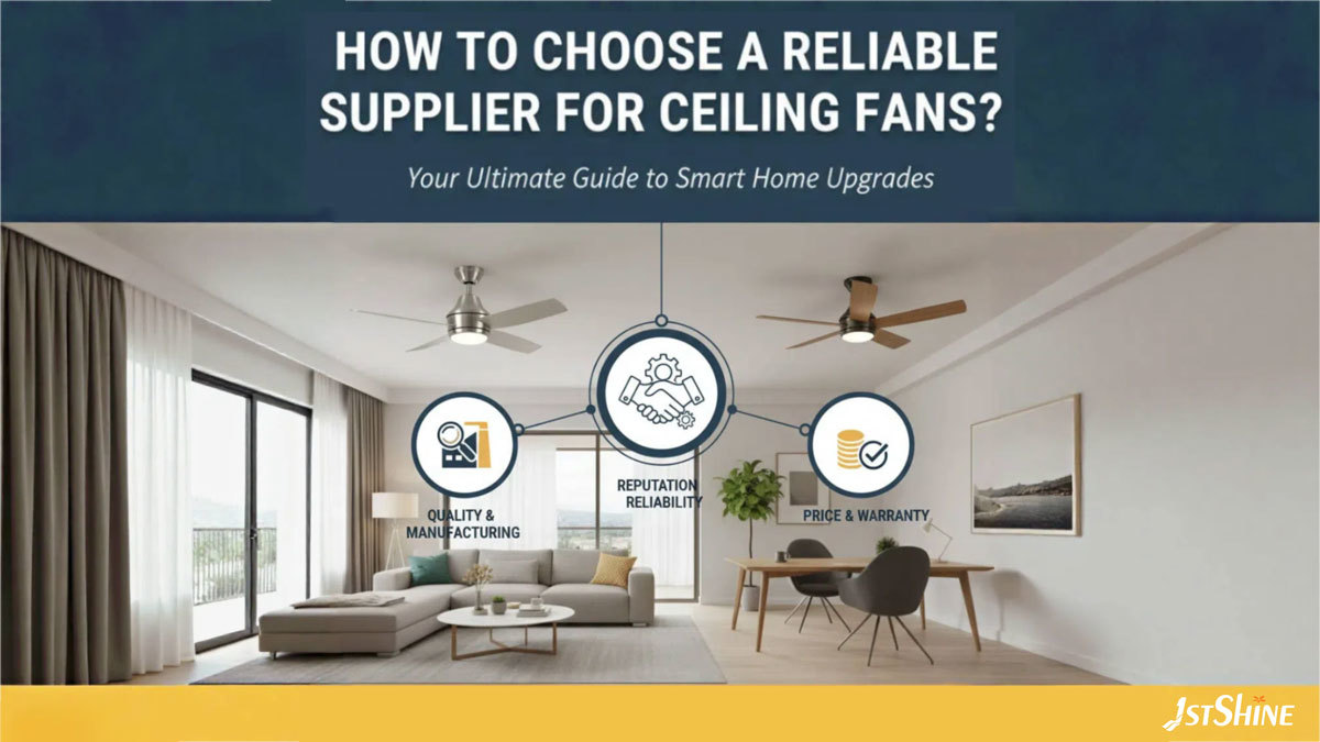 Latest company blogs about How to Choose a Reliable Supplier for Ceiling Fans?