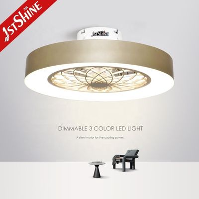 Buy Hidden Removable Blades LED Ceiling Fan with Metal Material and Remote Control online manufacture