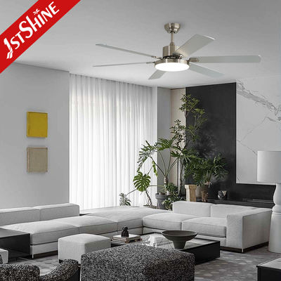 Buy 58 Inch Bedroom Ceiling Fans With Lights Reversible Silent DC Motor MDF Blade online manufacture