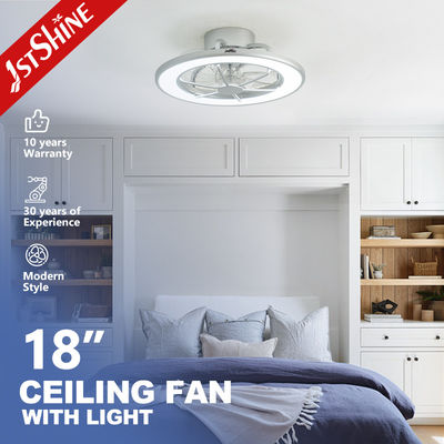 Buy 6 Speeds Adjustable Ceiling Fan Hidden Blades Remote Control LED Light Source 1stshine online manufacture