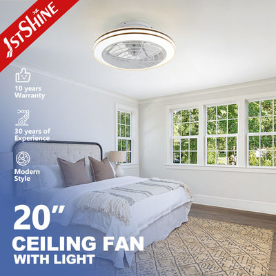 Buy Flush Mount Ceiling Fan With Light Quiet DC Motor Kitchen online manufacture