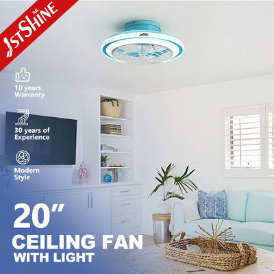 Buy 110-220V Home High Airflow Blue Ceiling Fan with OEM 1stshine LED and Blade Material online manufacture