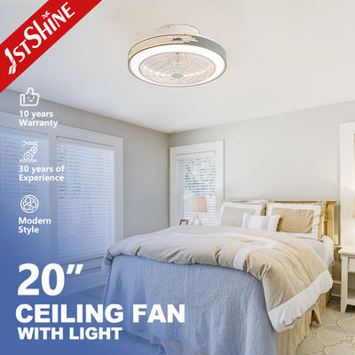 Buy 20 Inches Low Profile Ceiling Fan Flush Mount Ceiling Fan With Light Remote Control online manufacture