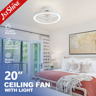 Buy 3 Color LED Light Low Profile Fancy Design ABS Blades Indoor Ceiling Fan with Remote online manufacture