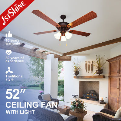 Buy 52 Inch 60w Noiseless Ceiling Fan 220v 5 Blades For Restaurant Living Room online manufacture