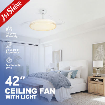 Buy Invisible Led Ceiling Fan With 5 Speed Control Ceiling Fan Light  For Bedroom online manufacture