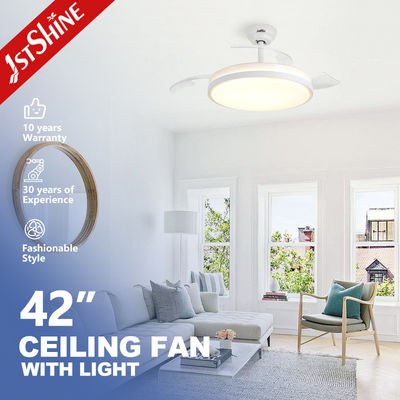 Buy Invisible Led Ceiling Fan With 6 Speed Control For Retractable Ceiling Fan Light online manufacture