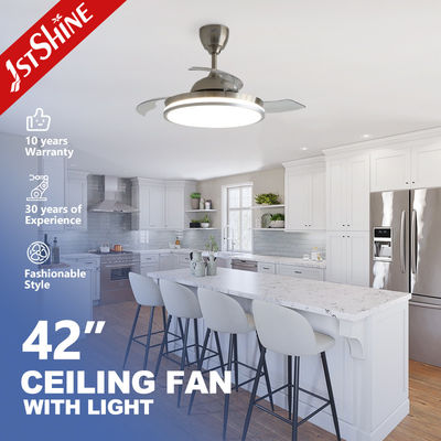 Buy Starry Decorative LED Ceiling Fan with Retractable Hidden Blades and Air Conditioning online manufacture