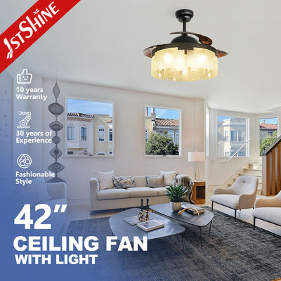 Buy Remote Control 8 LED Bulbs Indoor Ceiling Fan DC Motor Energy Saving online manufacture
