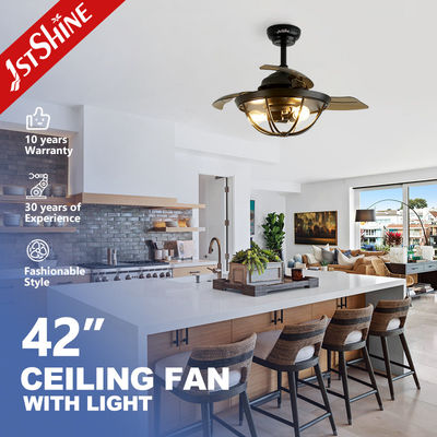 Buy OEM 36 inch Retractable Ceiling Fan Light CCC CE ROHS SAA CB ETL Approved online manufacture