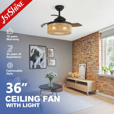 Buy 36 inch Small Size Ceiling Fan with Remote and Air Conditioning LED Lighting Function online manufacture