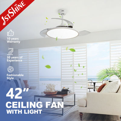 Buy Space Saving Invisible LED Ceiling Fan Light with Retractable Blades in Mordern Style online manufacture