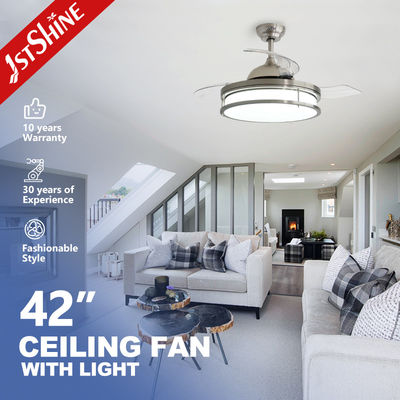 Buy 42 Inch Invisible Ceiling Fan With Dimmable Led Light 3 Pc Blades Indoor Bedroom online manufacture