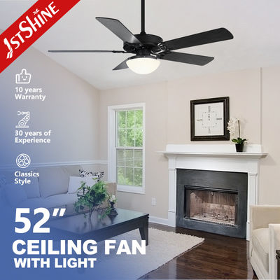 Buy Remote Control LED Ceiling Fan with Black MDF Blades and Energy-Saving LED Lighting online manufacture