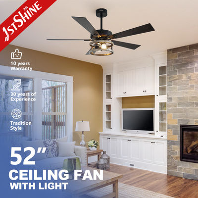 Buy CB SAA ETL 5 Blades Classic Ceiling Fan With Light For Living Room online manufacture
