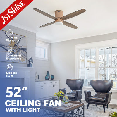 Buy Smart LED Ceiling Fan With Silent Dc Motor Flush Mounted High Speed online manufacture