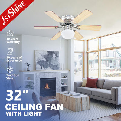 Buy 1stshine 32 Inch Ceiling Fan Light with 6 MDF Blades and Remote Control 10-Year Motor online manufacture