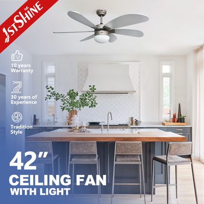 Buy 42 Inches Modern Remote LED Ceiling Fan Decorative 6 MDF Blades online manufacture