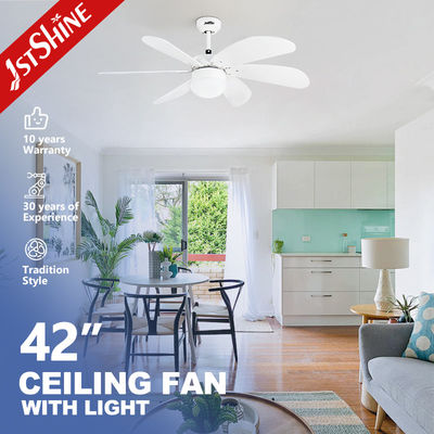 Buy 42 inch LED light DC motor ceiling fan with remote control 6 MDF blades 6 Speed Choice online manufacture