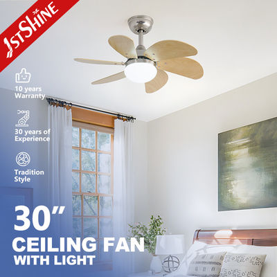 Buy Small 30 Inches Ceiling Fan with Light and Remote 6 MDF Blades 6 Speeds 10 Year Motor online manufacture