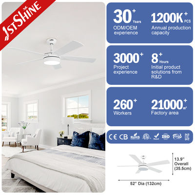 Buy Quiet Led Modern Ceiling Fan With Light And Remote Control DC Motor online manufacture