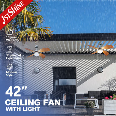 Buy AC/DC pure copper Motor LED Outdoor Ceiling Fans with Remote Control and IP44 Rating online manufacture