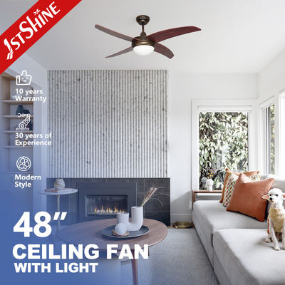 Buy 1stshine Natural Wind 4 MDF Blades LED Ceiling Fan with Light and Remote Modern Design online manufacture
