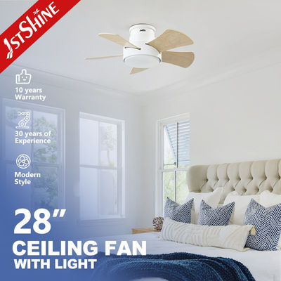 Buy Energy Saving 28 Inch LED Ceiling Fan for Low Ceilings Metal Body and Flush Design online manufacture