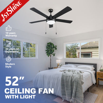 Buy 2022 52 Inch Black Appliances Asian Ceiling Fan with Light and Remote from 1stshine online manufacture