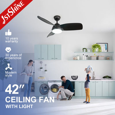 Buy Pure Copper Motor 42-inch LED Ceiling Fan with Black ABS Blades and Metal Plastic Body online manufacture