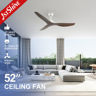Buy 52 Inches Brown ABS Blades Energy Saving DC Ceiling Fan with Light NO Private Mold online manufacture