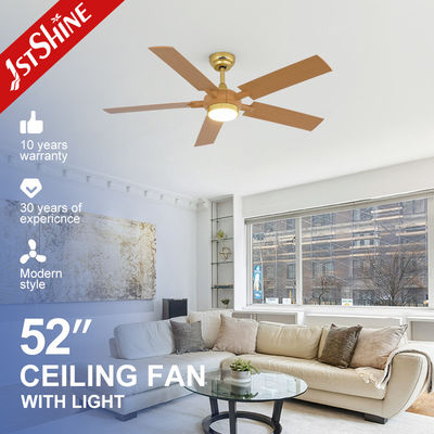 Buy 1stshine LED Ceiling Fan with Remote Wood Grain Finish 5 Blades Logo 1stshine/OEM Logo online manufacture