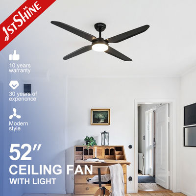 Buy 52 Inch Indoor Modern Ceiling Fan 5 Speed Quiet DC Motor Reversible With Light online manufacture