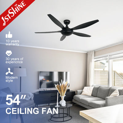 Buy 54 Inches 1stshine Black Plastic Ceiling Fan with Remote Control and Air Cooling Fan online manufacture
