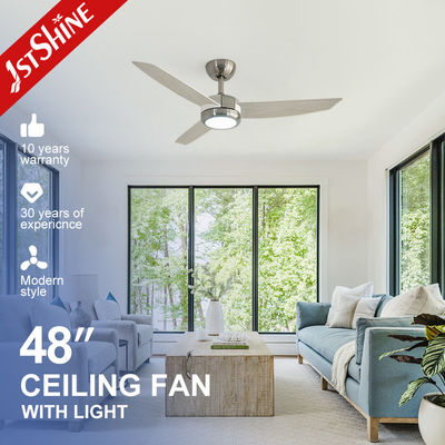 Buy 48 Inch ABS Blades LED Ceiling Fan with Colorful Design and 3 Color LED Lighting online manufacture