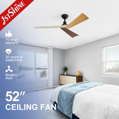 Buy Simple Decorative Ceiling Fan with 3 Color Blades and Energy-Saving DC Motor online manufacture
